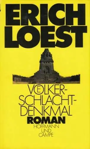 Buch: Völkerschlachtdenkmal, Loest, Erich. 1984, Hoffmann und Campe Verlag