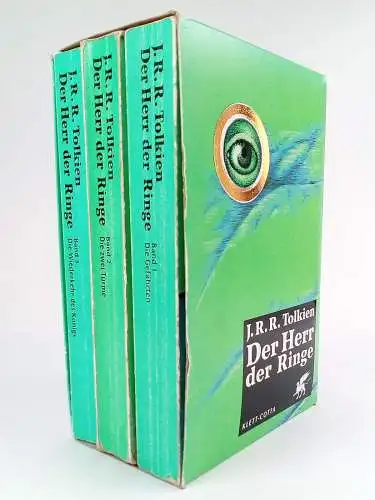 Buch: Der Herr der Ringe, 3 Bände. Tolkien, 2001, Klett-Cotta, befriedigend