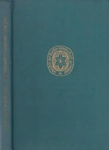Buch: Ein Notizheft Goethes von 1788, Blumenthal, Lieselotte. 1965