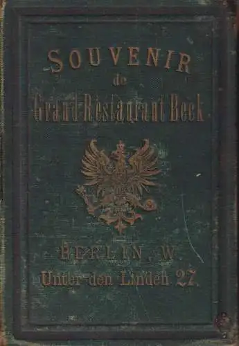 Buch: Recepte für Familien-, Restaurations-und Hotel-Küche, Souvenir du Grand...