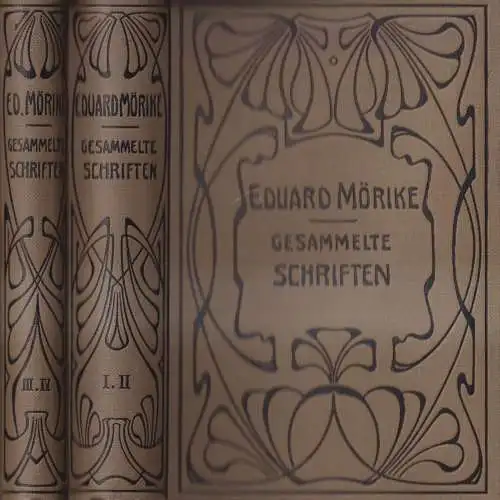 Buch: Eduard Mörike - Gesammelte Schriften in vier Bänden, 1905, Göschen, 4 in 2