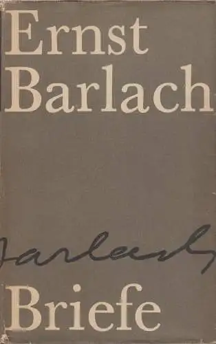Buch: Briefe, Barlach, Ernst, 1972, Piper, gebraucht, gut