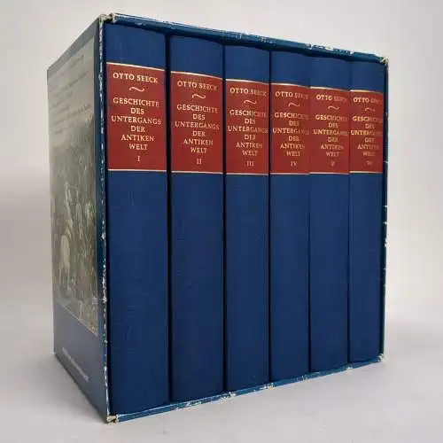 Buch: Geschichte des Untergangs der antiken Welt, Seeck, Otto. 6 Bände, 2000