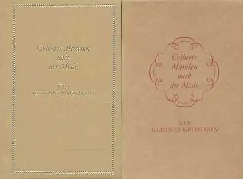 Buch: Colberts Märchen nach der Mode, Zander, Heinz. 1988, VEB Hinstorff Verlag