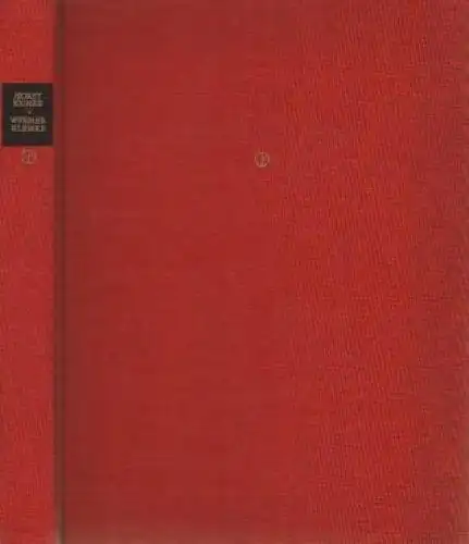 Buch: Werner Klemkes gesammelte Werke, Kunze, Horst. 1972, VEB Verlag der Kunst