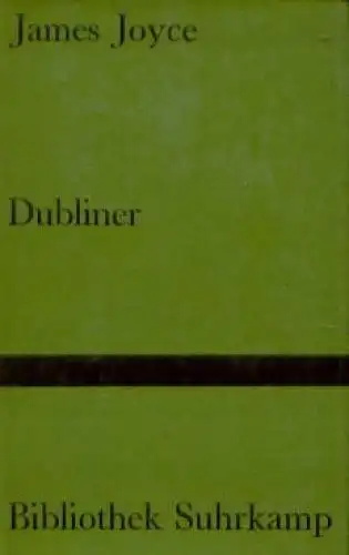 Buch: Dubliner, Joyce, James, 1967, Suhrkamp Verlag, gebraucht, sehr gut