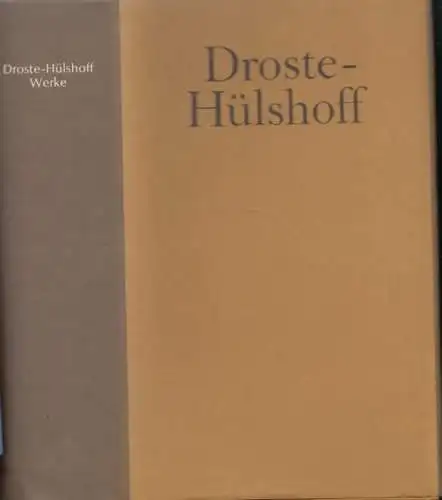 Buch: Werke in einem Band, Droste-Hülshoff, Annette von. Ca. 1970
