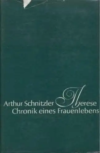 Buch: Therese, Schnitzler, Arthur. 1979, Aufbau Verlag, gebraucht, gut