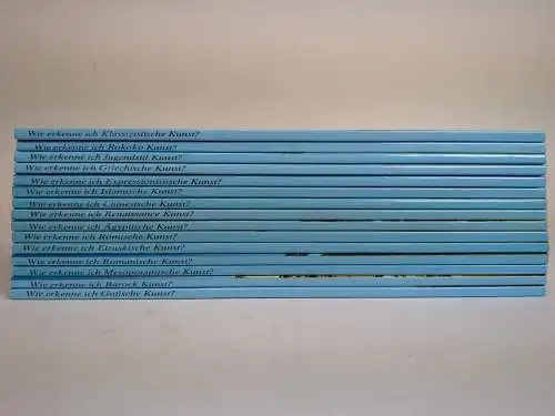 15 Bände Wie erkenne ich Kunst? Bechtermünz Verlag, 1995, Rokkoko, Renaissance..