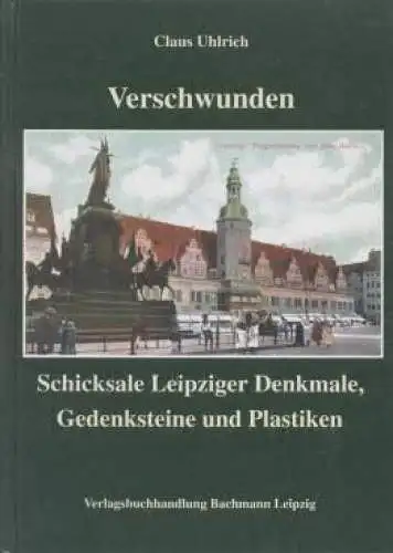 Buch: Verschwunden, Uhlrich, Claus. 1994, Verlagsbuchhandlung Bachmann