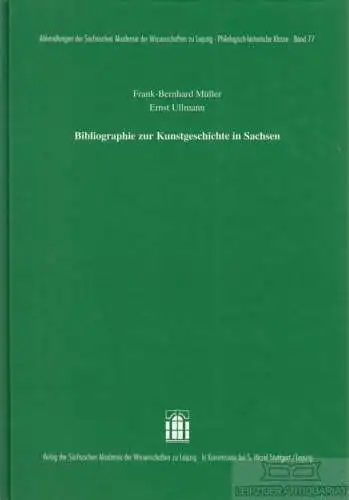 Buch: Bibliographie zur Kunstgeschichte Sachsens, Müller. 2000