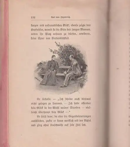 Buch: Aus unserer Zeit, Villinger, Hermine, 1897, Verlag von Adolf Bonz & Comp.