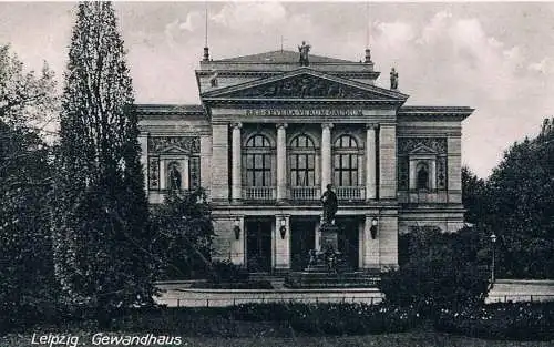 AK Leipzig. Gewandhaus, Postkarte, gebraucht, gut