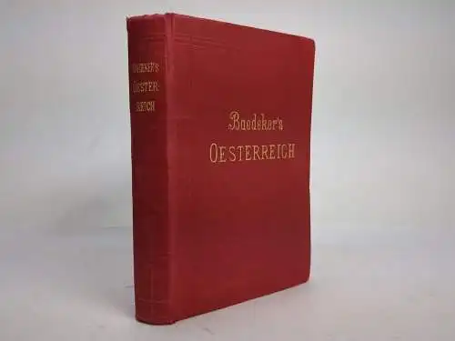 Buch: Österreich ohne Dalmatien, Ungarn u. Bosnien, Karl Baedeker, 1903