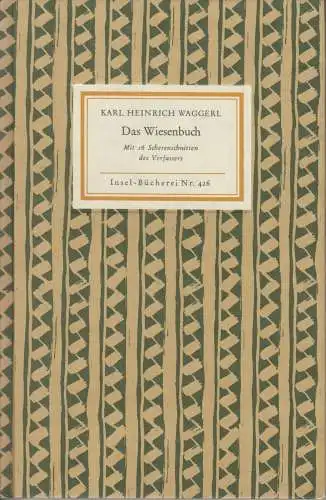 Insel-Bücherei 426, Das Wiesenbuch, Waggerl, Karl Heinrich, Insel-Verlag, 1989