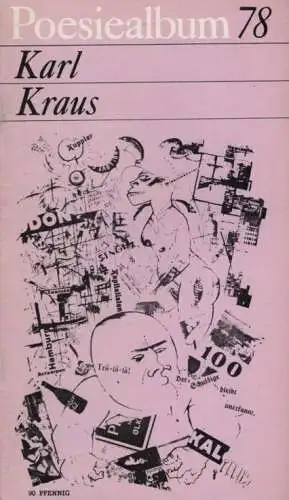 Buch: Poesiealbum 78, Kraus, Karl. Poesiealbum, 1974, Verlag Neues Leben