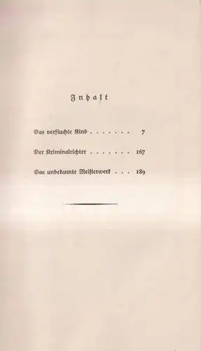 Buch: Dunkle Geschichten, Balzac, Honore de. 1924, Verlag Georg Müller