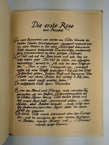 Rosen - Gedichte  - Margarete von Weber In Schönheit leben und in Kraft einst st