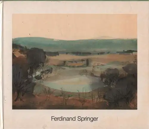 Buch: Ferdinand Springer, Verlag Galerie Peerlings, gebraucht, gut