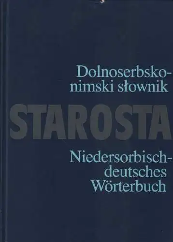 Buch: Starosta, 1999, Niedersorbisch - deutsches Wörterbuch, gebraucht, gut