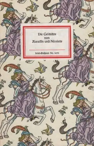 Insel-Bücherei 1071, Die Geschichte von Aucassin und Nicolette, Hansmann,  16439