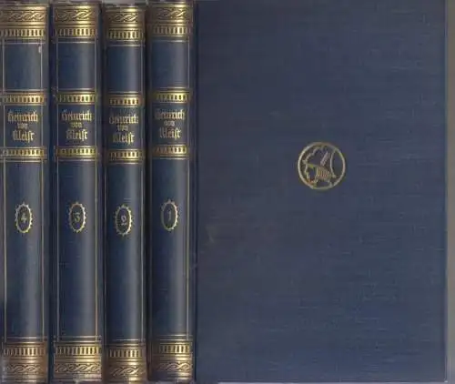 Buch: Werke und Briefe, Kleist, Heinrich von. 4 Bände, 1926, gebraucht, gut
