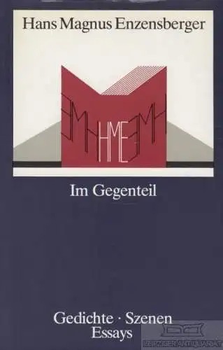 Buch: Im Gegenteil, Enzensberger, Hans Magnus. 1981, Bertelsmann Club