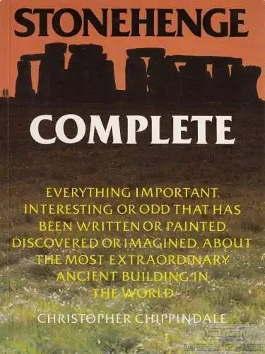 Buch: Stonehenge Complete, Chippindale, Christopher. 1987, gebraucht, gut