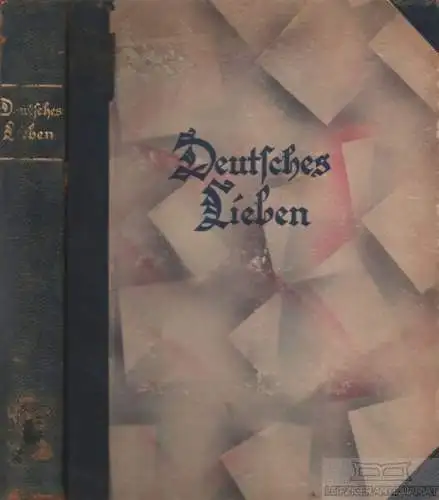Buch: Deutsches Lieben, Stuhlfeld, Willy. 1926, Eigenbrödler Verlag