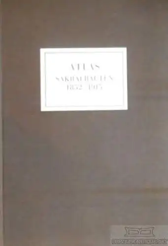 Buch: Atlas Sakralbauten 1852-1915, Berger, Manfred. 1989, gebraucht, gut