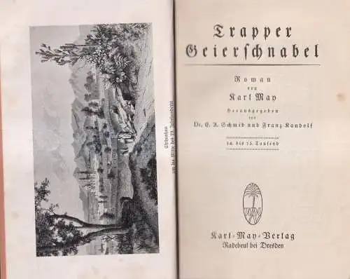 Buch: Trapper Geierschnabel, Karl May, Karl May's Gesammelte Werke, 1925