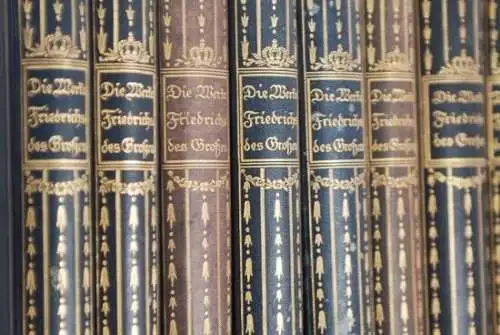 Buch: Die Werke Friedrichs des Großen, 10 Bände. Volz, 1912 ff., Hobbing