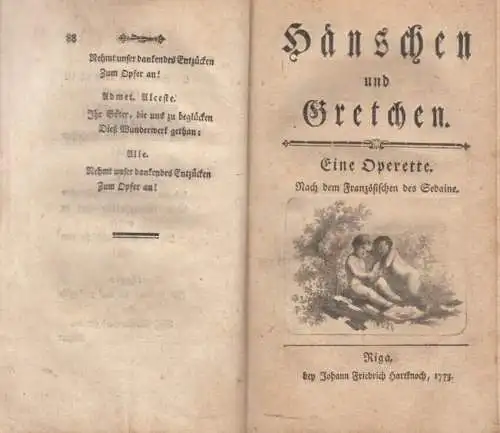 Buch: Alceste, Wieland, Christoph Martin. 1773, Weidmanns Erben und Reich