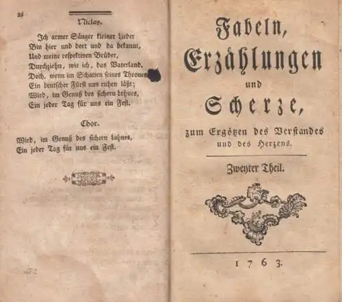 Buch: Alceste, Wieland, Christoph Martin. 1773, Weidmanns Erben und Reich