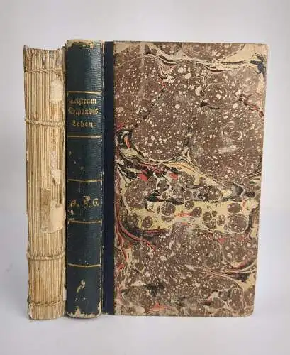 Buch: Tristram Schandis Leben und Meynungen, Sterne, Laurence. 2 Bände, 1776/77