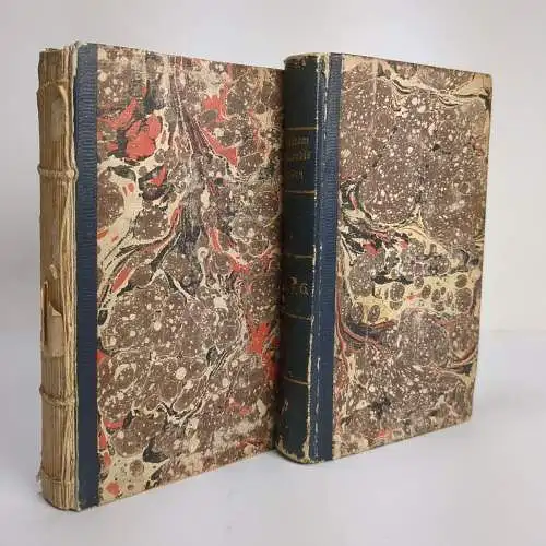 Buch: Tristram Schandis Leben und Meynungen, Sterne, Laurence. 2 Bände, 1776/77