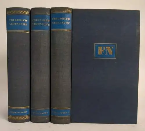 Buch: Friedrich Nietzsche - Werke in drei Bänden, 1958, Europäischer Buchklub