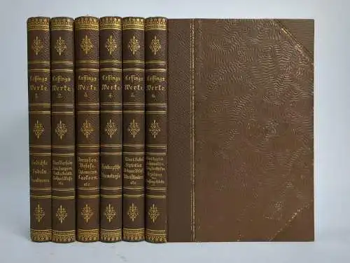 Buch: Gotthold Ephraim Lessings Werke, gesammelt in sechs Bänden, Göschen, 1887