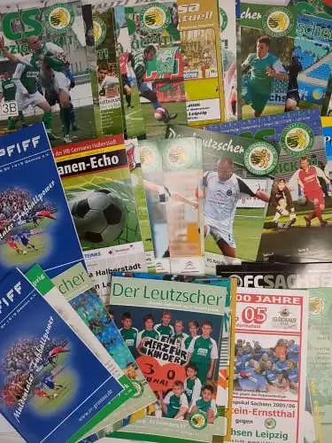 44 Fußball Hefte: FCS Leipzig, Kick it!; Budissa aktuell; Der Leutzscher ...