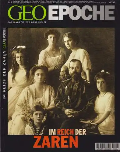 Geo Epoche Nr. 6/2001: Im Reich der Zaren, Magazin für Geschichte, M. Schaper