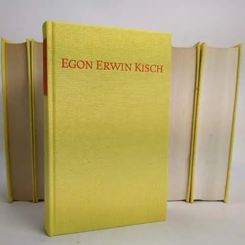 9 Bücher Egon Erwin Kisch, Gesammelte Werke in Einzelausgaben, Aufbau, 9 Bände