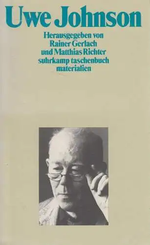 Buch: Uwe Johnson. Gerlach, Rainer; Matthias Richter, 1984, Suhrkamp Taschenbuch