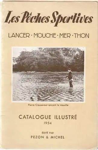 Buch: Les Peches Sportives - Lancer- Mouche - Mer - Thon, anonyme. 1954