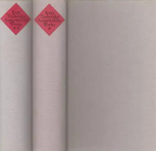 Buch: Ausgewählte Werke, 2 Bände. Tucholsky, Kurt, 1976, Rowohlt, gebraucht, gut