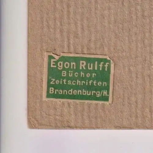 Buch: Der Dom Peter und Paul zu Brandenburg (Havel), F. Grasow, 1924, J. Wiesike
