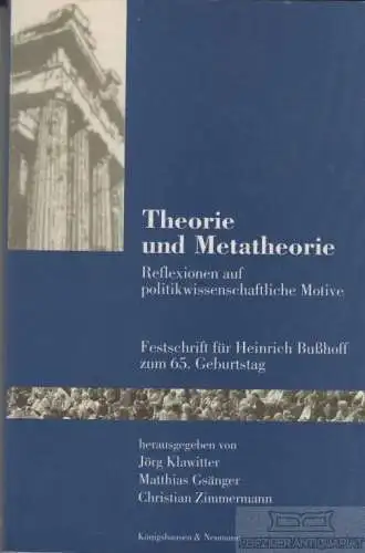 Buch: Theorie und Metatheorie, Klawitter, Jörg / Gsänger, Matthias u.a. 2002