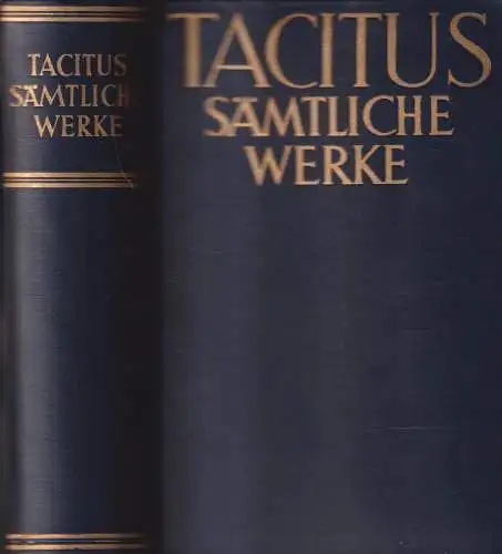 Buch: Sämtliche Werke, Tacitus. 1935, Phaidon-Verlag, gebraucht, gut