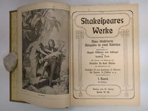 Buch: William Shakespeares Werke, Neue illustrierte Ausgabe in 2 Bänden, Herlet