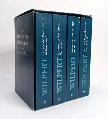 Buch: Lexikon der Weltliteratur, 4 Bände. Wilpert, Gero von, 1997, dtv