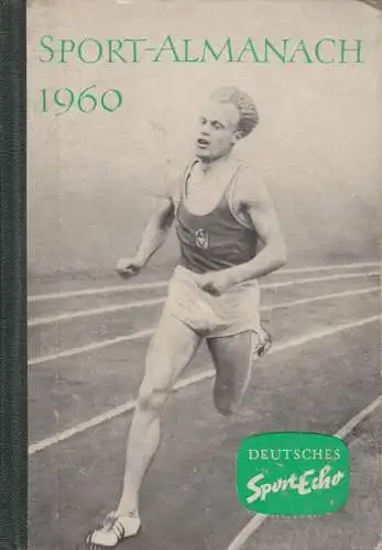 Buch: Sport-Almanach 1960, Deutsches Sport-Echo, Sportverlag, gebraucht, gut